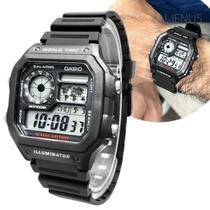 Relógio Casio De Pulso Masculino Esportivo Digital Original A Prova Dágua 10 ATM