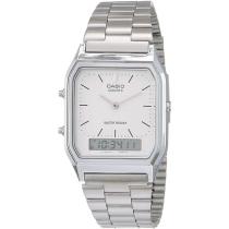 Relógio casio digital vintage branco aq-230a-7dmq-sc Relógio casio digital vintage branco aq-230a-7dmq-sc