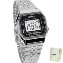 Relógio Casio Digital Vintage Fashion Prateado LA680WA1DF