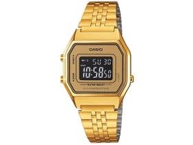 Relógio Casio Digital Vintage Feminino Dourado LA680WGA-9BDF