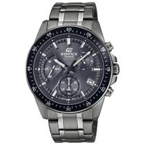 Relógio CASIO EDIFICE cronógrafo cinza preto EFV-540DC-1CVUDF