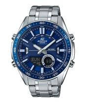 Relógio CASIO EDIFICE masculino anadigi aço EFV-C100D-2AVDF Relógio CASIO EDIFICE masculino anadigi aço EFV-C100D-2AVDF