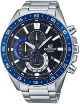 Relógio CASIO EDIFICE masculino azul preto EFV-620D-1A2VUDF