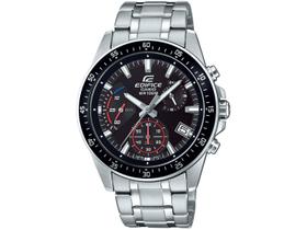 Relógio CASIO EDIFICE masculino prata aço EFV-540D-1AVUDF Relógio CASIO EDIFICE masculino prata aço EFV-540D-1AVUDF