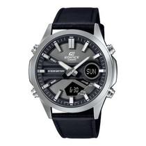 Relógio CASIO EDIFICE masculino prata preto EFV-C120L-8ADF