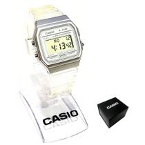 Relógio Casio Feminino Digital Transparente F-91WS-7DF