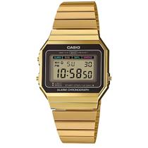Relógio casio feminino dourado vintage a700wg-9adf Relógio casio feminino dourado vintage a700wg-9adf