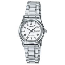 Relogio Casio Feminino Ltp-v006d 7bu Aço Prata Analogico