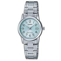 Relógio casio feminino prata ltp-v002d-2budf Relógio casio feminino prata ltp-v002d-2budf