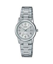 Relógio casio feminino prata ltp-v002d-7budf Relógio casio feminino prata ltp-v002d-7budf