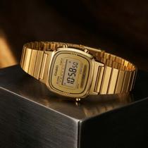 Relógio Casio Feminino Vintage Digital Dourado LA670WGA-9DF