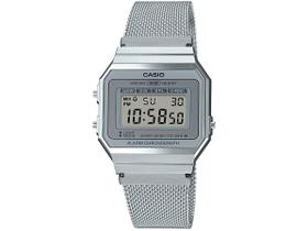 Relógio casio feminino vintage prateado a700wm-7adf Relógio casio feminino vintage prateado a700wm-7adf