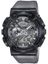 Relógio CASIO G-SHOCK cinza semi-transparente GM-110MF-1ADR