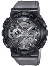 Relógio CASIO G-SHOCK cinza semi-transparente GM-110MF-1ADR