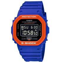 Relógio CASIO G-SHOCK digital azul borracha DW-5610SC-2DR Relógio CASIO G-SHOCK digital azul borracha DW-5610SC-2DR