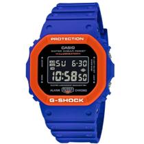 Relógio CASIO G-SHOCK digital azul borracha DW-5610SC-2DR