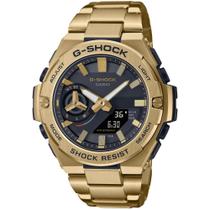 Relógio CASIO G-SHOCK dourado anadigi GST-B500GD-9ADR