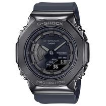 Relógio CASIO G-SHOCK feminino anadigi cinza GM-S2100B-8ADR