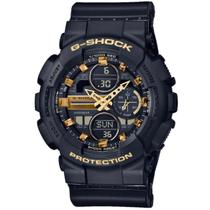 Relógio CASIO G-SHOCK feminino preto anadigi GMA-S140M-1ADR