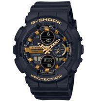 Relógio casio g-shock feminino preto dourado gma-s140m-1adr Relógio casio g-shock feminino preto dourado gma-s140m-1adr
