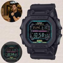 Relógio Casio G-SHOCK GX-56MF-1 Digital Masculino Solar Fluorescente Robusto Prova Dágua 200 Metros 20 ATM 5 Alarmes Esportivo Preto