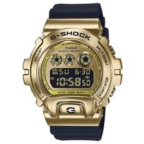 Relógio CASIO G-SHOCK masculino aço dourado GM-6900G-9DR