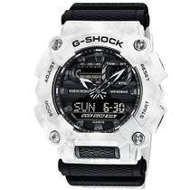 Relógio CASIO G-SHOCK masculino anadigi branco GA-900GC-7ADR