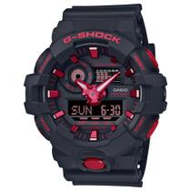 Relógio CASIO G-SHOCK masculino anadigi GA-700BNR-1ADR