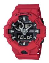 Relógio Casio G-Shock Masculino Anadigi Vermelho GA-700-4ADR