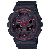 Relógio Casio G-Shock Masculino GA-100BNR-1ADR Ignite Red