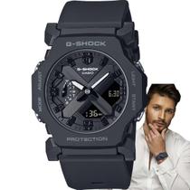 Relógio Casio G-Shock Masculino HOra Mundial Anadigi Analogico Digital Redondo Esportivo Preto GA-2300-1ADR