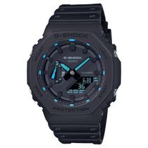 Relógio CASIO G-SHOCK unissex anadigi azul GA-2100-1A2DR