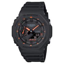 Relógio CASIO G-SHOCK unissex anadigi laranja GA-2100-1A4DR