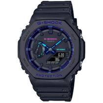 Relógio CASIO G-SHOCK unissex anadigi preto GA-2100VB-1ADR