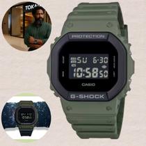 Relógio Casio G-Shock Urban Utility DW-5610UU-3 Masculino Resina Verde-Oliva Estilo Esportivo 200m Resistente À Água