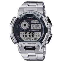 Relógio CASIO Illuminator masculino digital AE-1400WHD-1AVDF