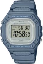 Relógio CASIO Illuminator unissex digital azul W-218HC-2AVDF Relógio CASIO Illuminator unissex digital azul W-218HC-2AVDF