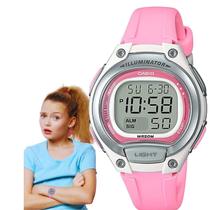 Relógio Casio Infantil Digital Rosa LW-203-4AVDF