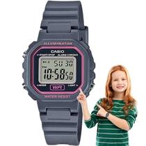 Relógio Casio Infantil Digital Standard Cinza LA-20WH-8ADF