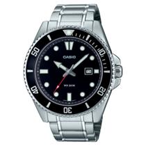 Relógio CASIO masculino analógico prata MDV-107D-1A1VDF Relógio CASIO masculino analógico prata MDV-107D-1A1VDF