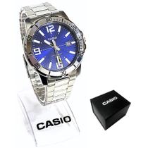 Relógio Casio Masculino Analógico Prateado Collection MTP-VD01D-2BVUDF