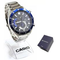 Relógio Casio Masculino Analógico Prateado Edifice EFV-620D-1A2VUDF Relógio Casio Masculino Analógico Prateado Edifice EFV-620D-1A2VUDF