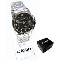 Relógio Casio Masculino Analógico Prateado MTP-V004D-1BUDF