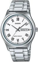 Relógio CASIO masculino branco prata MTP-V006D-7BUDF