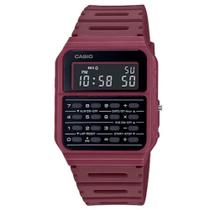 Relogio casio masculino calculadora vermelho ca-53wf-4bdf-sc