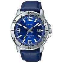 Relógio casio masculino collection azul mtp-vd01l-2bvudf