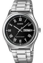 Relógio casio masculino collection numeros romanos mtp-v006d-1budf