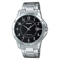 Relógio casio masculino collection prateado mtp-v004d-1budf