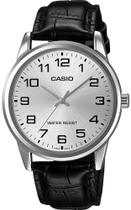 Relógio casio masculino couro mtp-v001l-7budf