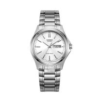 Relógio Casio masculino de quartzo, estilo casual, à prova d'água, eletrônico, modelo MTP-1239D-7A
